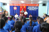 Đón đoàn Sinh viên thực tập trường CĐSP TW Nha Trang khóa M22 - M23