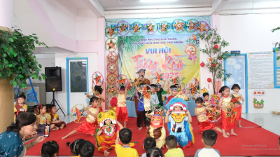 Hoạt động “Vui hội Trăng Rằm” dành cho các bé.